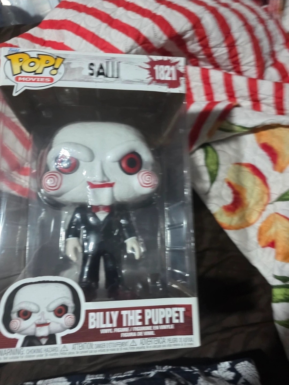 Funko Pop! Movies Billy the Puppet Figure - Black, White & Red